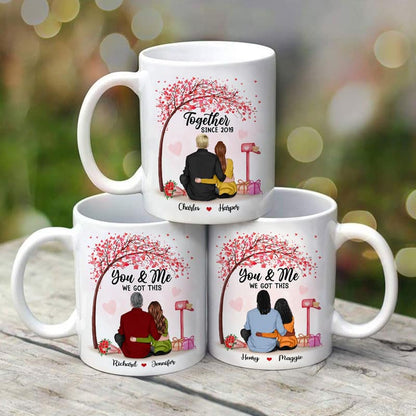 You & Me We Got This Couple Back View Under Tree Personalized Mug
