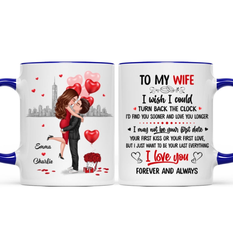 To My Wife Couple Hugging Gift For Him For Her Personalized Mug