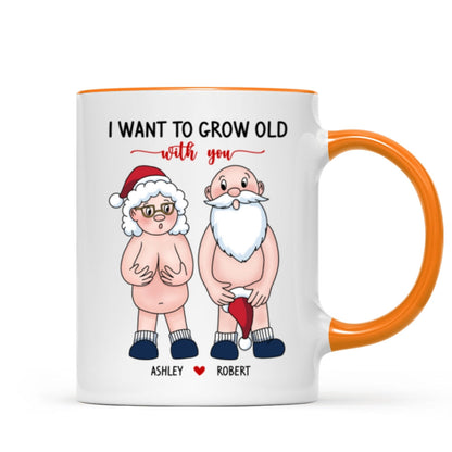 Funny Old Couple Personalized Mug Christmas Gift for Him for Her