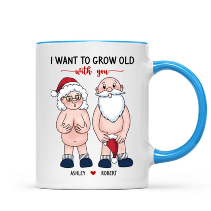 Funny Old Couple Personalized Mug Christmas Gift for Him for Her