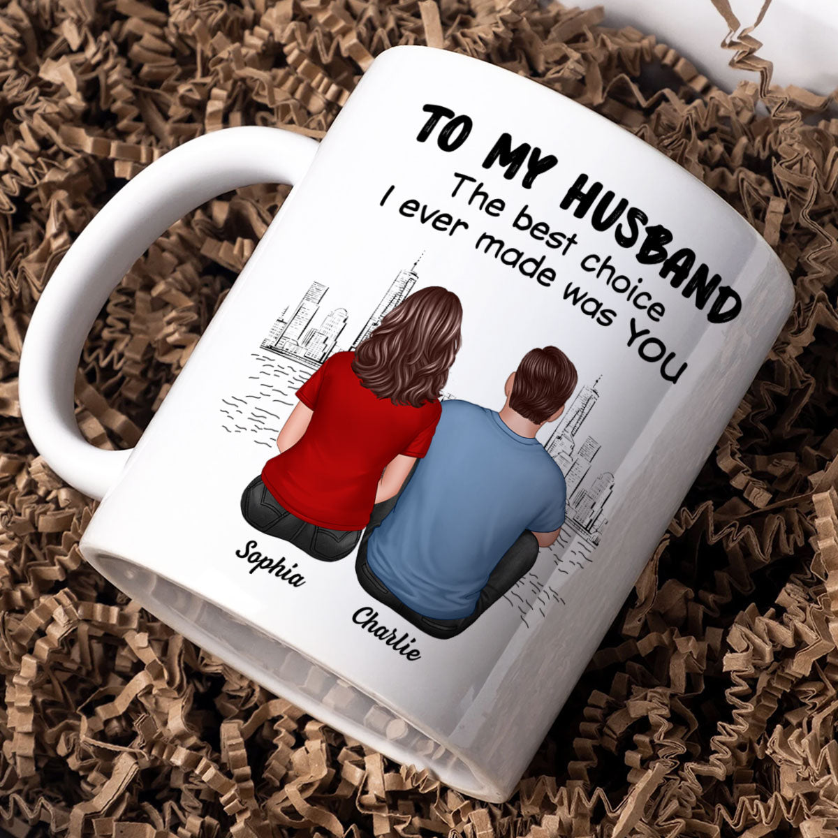 To My Husband Our Children Knows What A Real Dad Looks Like Personalized Mug, Gift For Bonus Dad