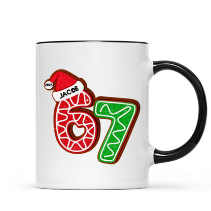 Custom Six Seven - Personalized Mug - Teen Slang Funny Tree Decor, Funny Teen Grandkid Gift