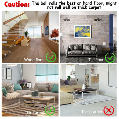 LED Laser Rolling Ball Interactive Electronic Cat Toy