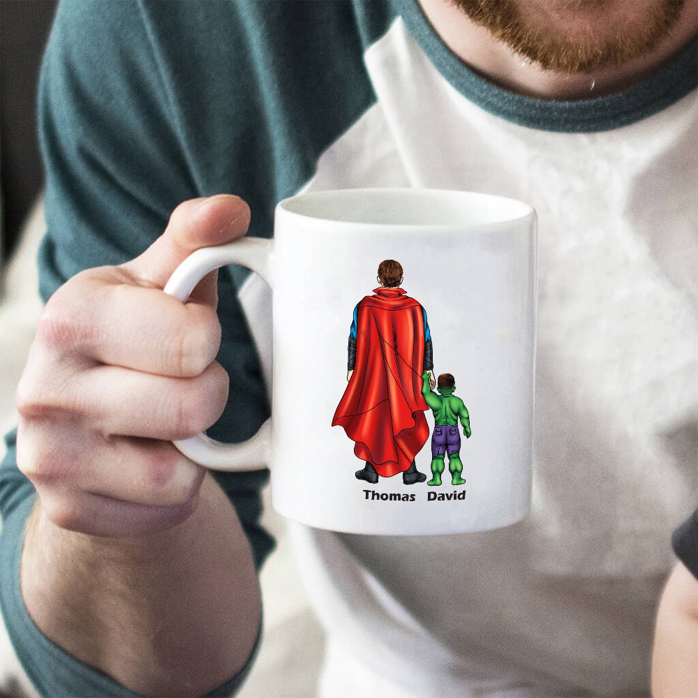 Super Mom, You're My Hero - Personalize Coffee Mug