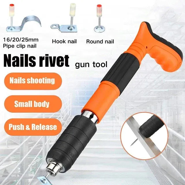 High-Power Concrete &Amp; Steel Nail Gun