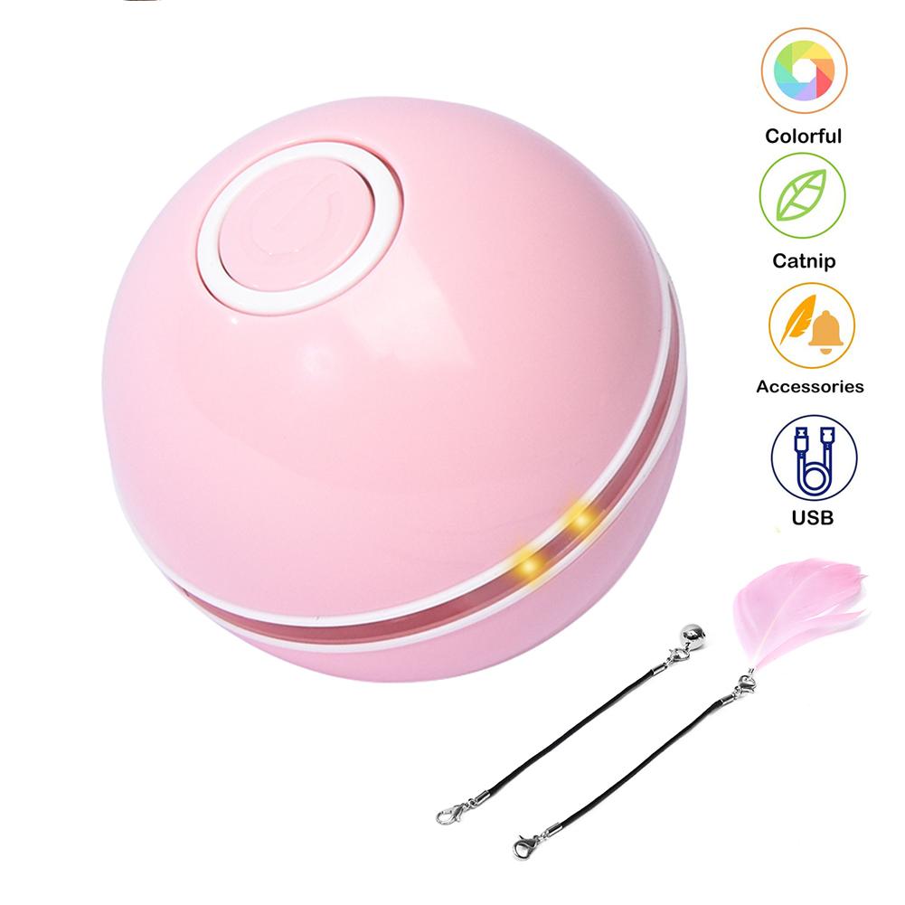 LED Laser Rolling Ball Interactive Electronic Cat Toy