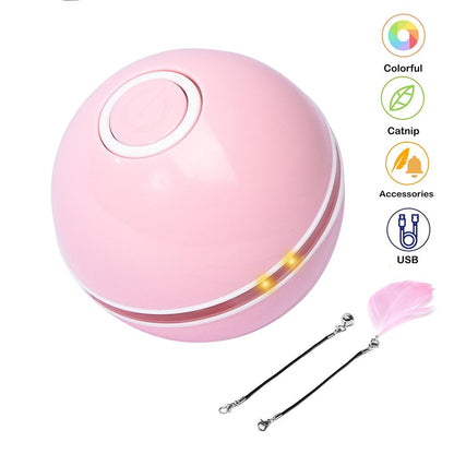 LED Laser Rolling Ball Interactive Electronic Cat Toy
