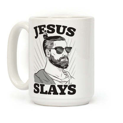 Jesus Slays Coffee Mug
