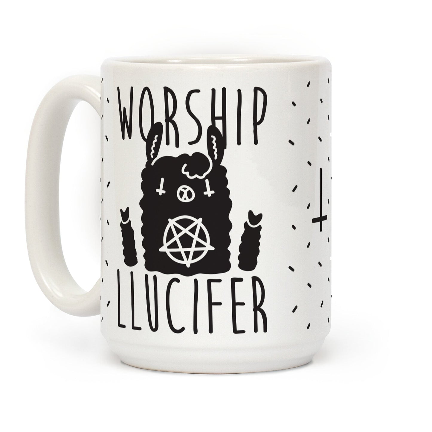 Worship Llucifer Llama Coffee Mug