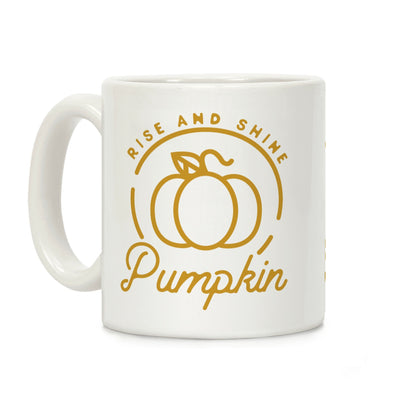 Rise and Shine Pumpkin Coffee Mug