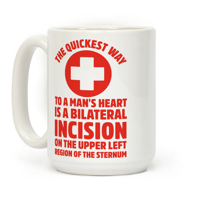 The Quickest Way To a Mans Heart Coffee Mug