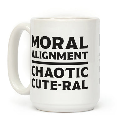 Moral Alignment Chaotic Cute-ral Coffee Mug