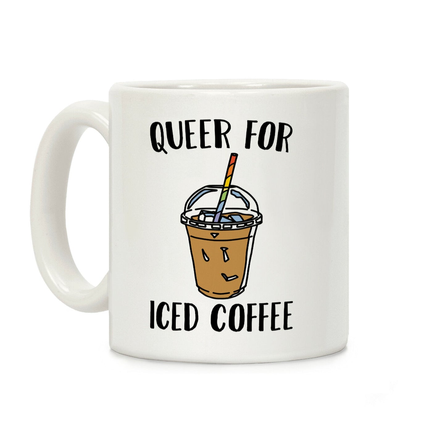 Queer For Iced Coffee Coffee Mug