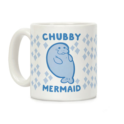 Chubby Mermaid Coffee Mug