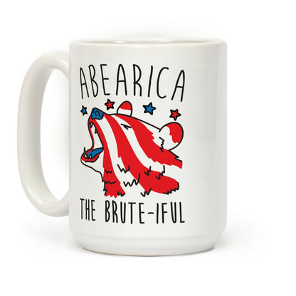 ABEARica The Brute-iful Merica Bear Coffee Mug