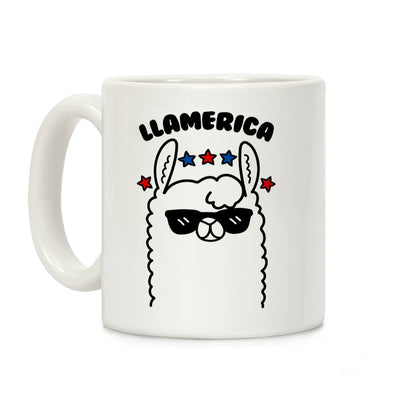 Llamerica American Llama Coffee Mug