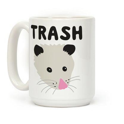 Trash Mates Opossum Raccoon Coffee Mug