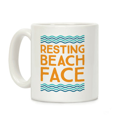 Resting Beach Face Coffee Mug