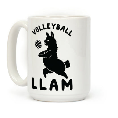 Volleyball Llam Coffee Mug