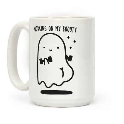 Working On My Boooty Ghost Coffee Mug