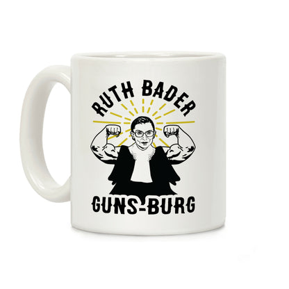 Ruth Bader Guns-Burg Coffee Mug