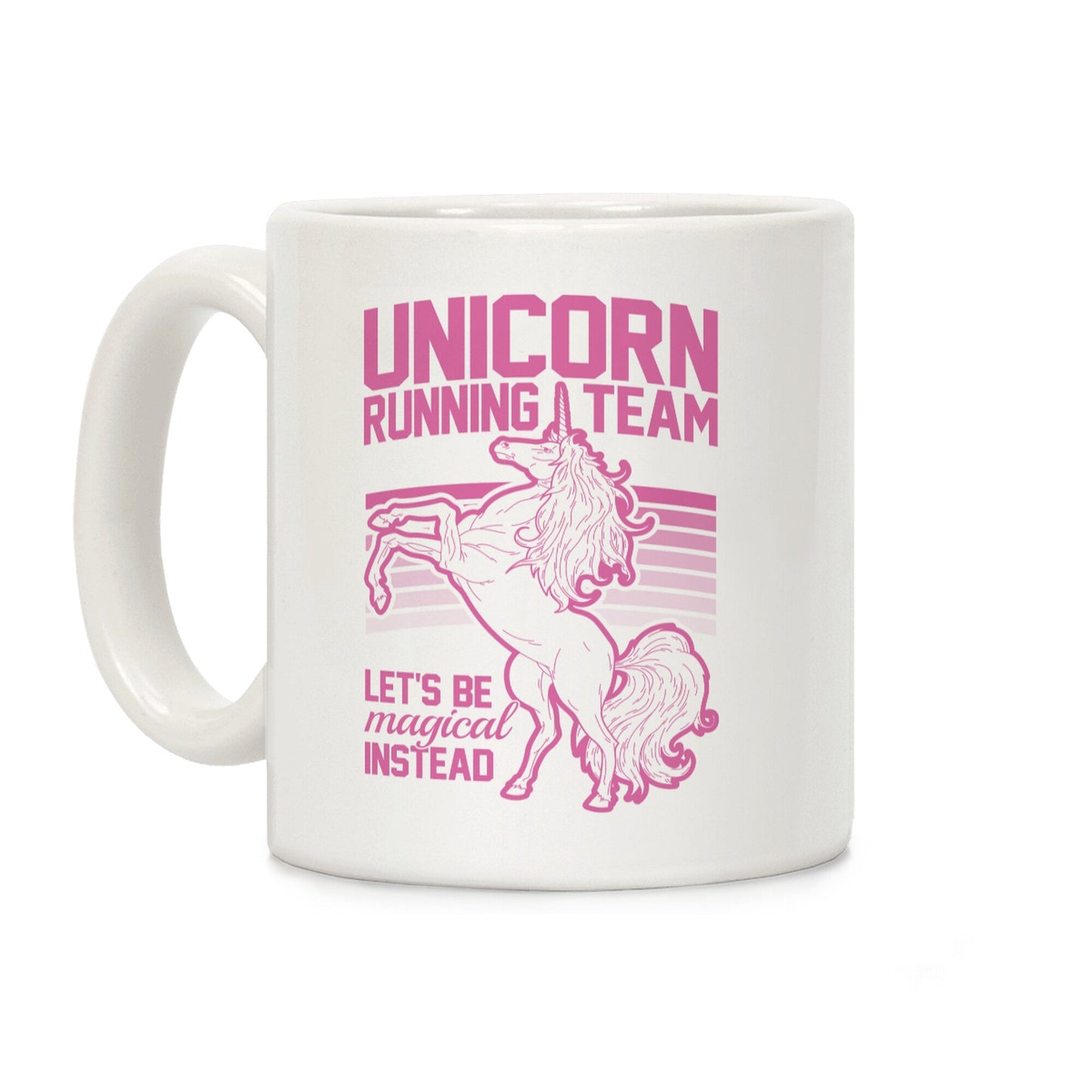 Unicorn Running Team Coffee Mug
