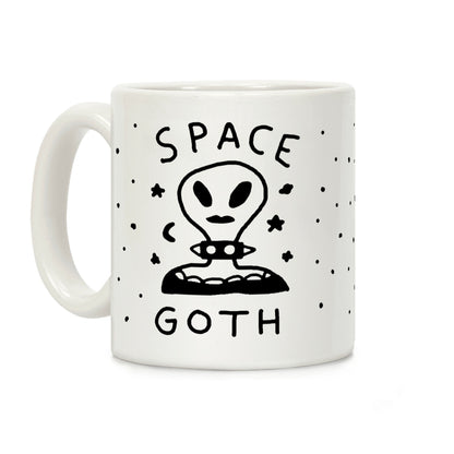 Space Goth Alien Coffee Mug