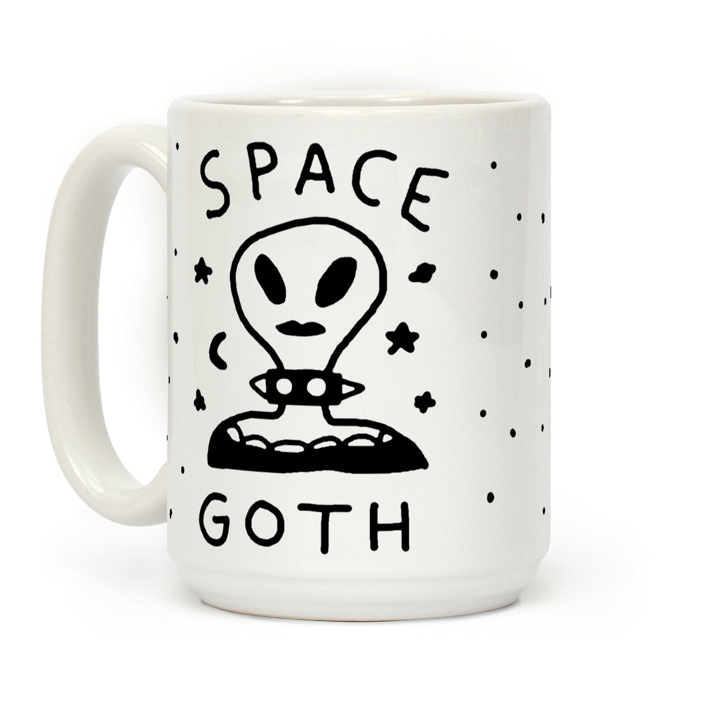 Space Goth Alien Coffee Mug