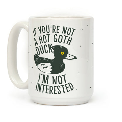 Hot Goth Duck Coffee Mug