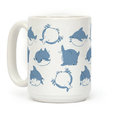 Fat Shark Pattern Coffee Mug