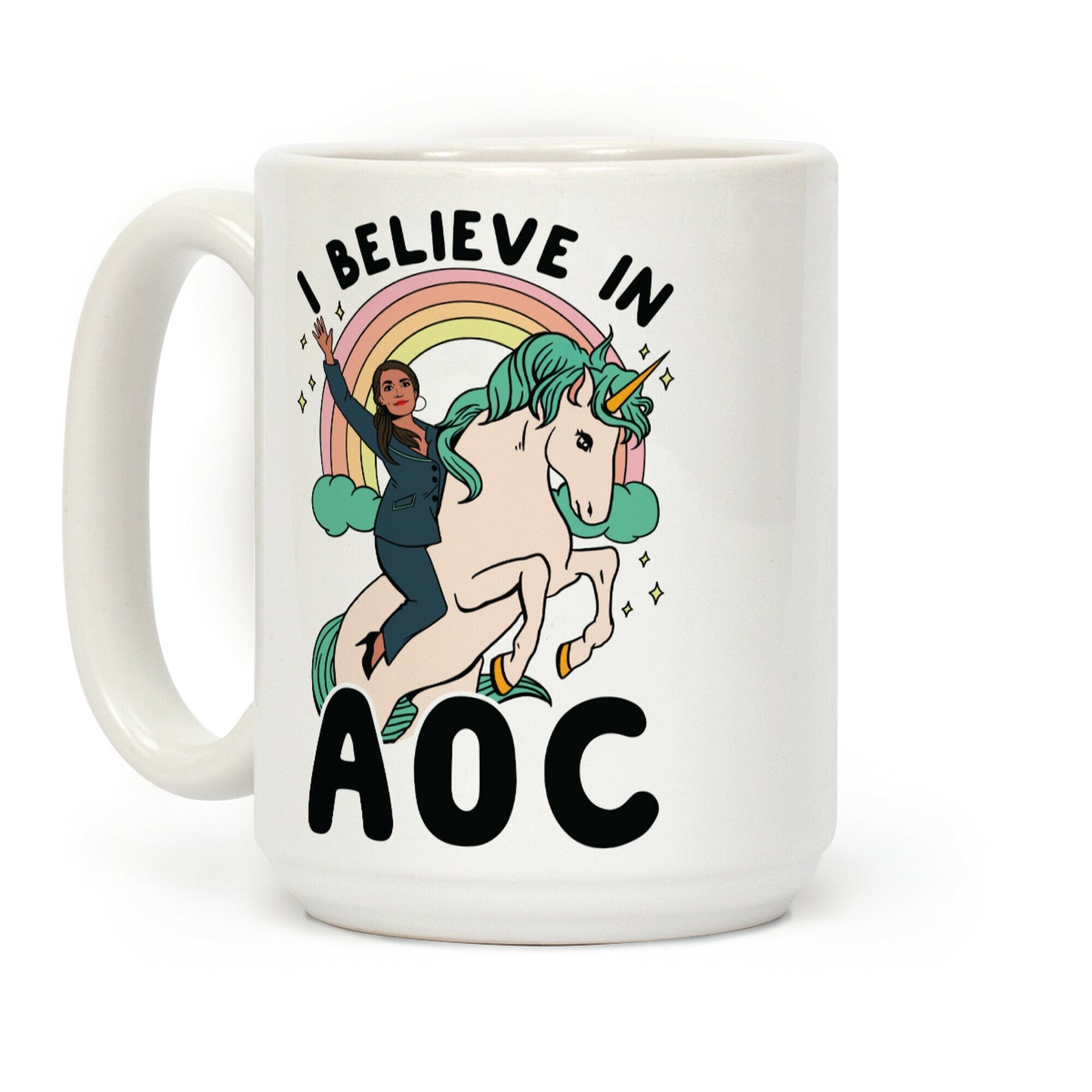 I Believe in AOC (Alexandria Ocasio-Cortez) Coffee Mug