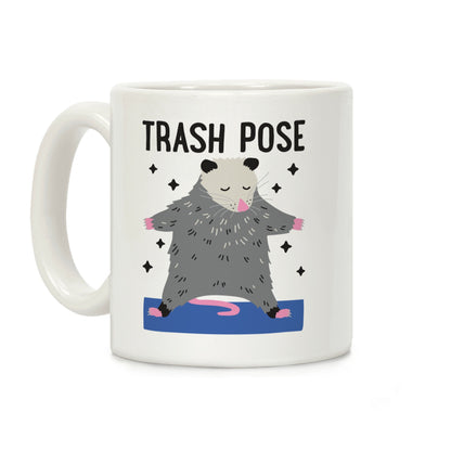 Trash Pose Opossum Coffee Mug