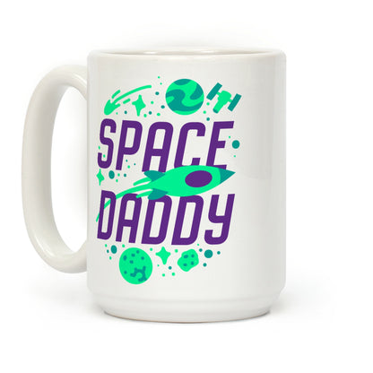 Space Daddy (Green) Coffee Mug