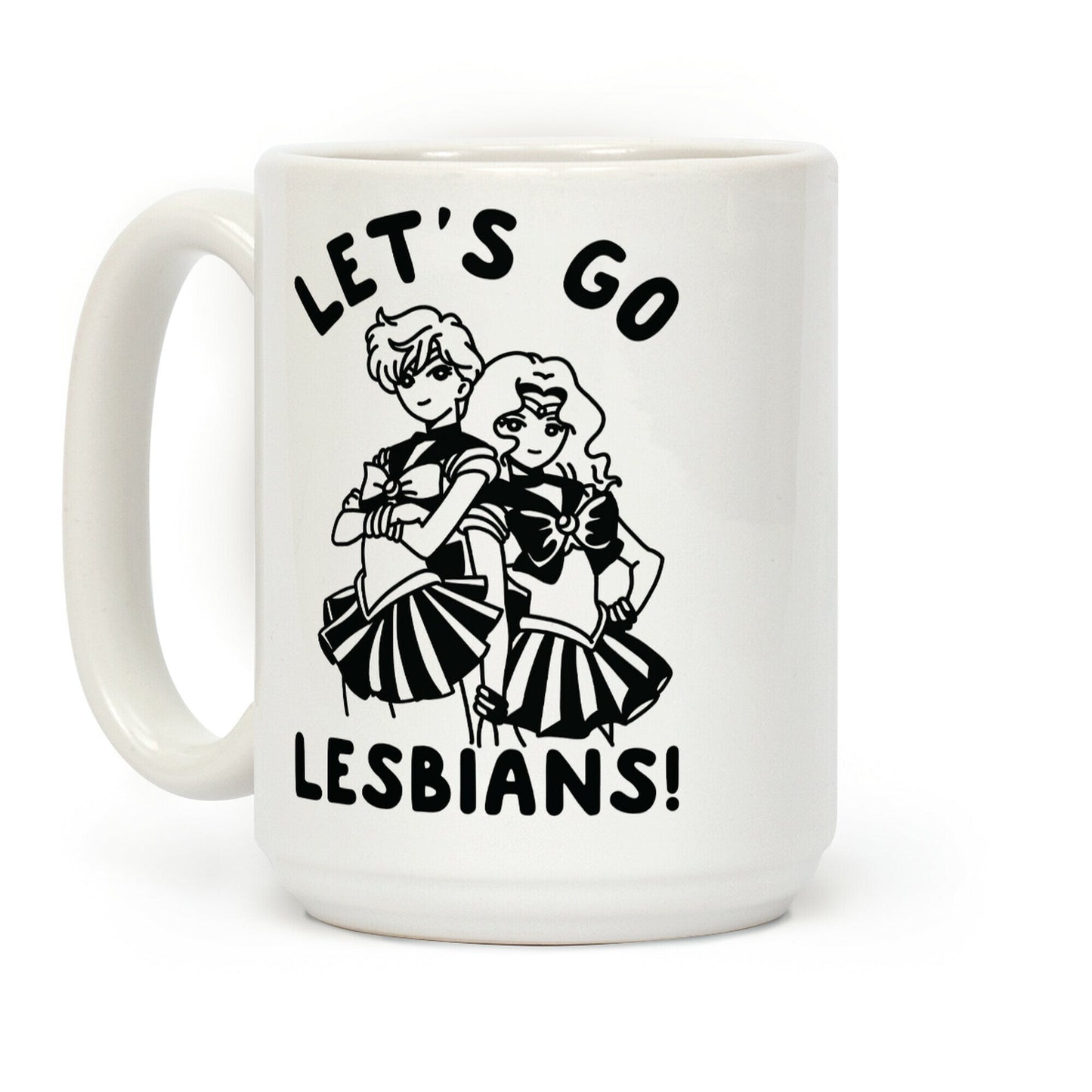 Let's Go Lesbians Uranus Neptune Coffee Mug