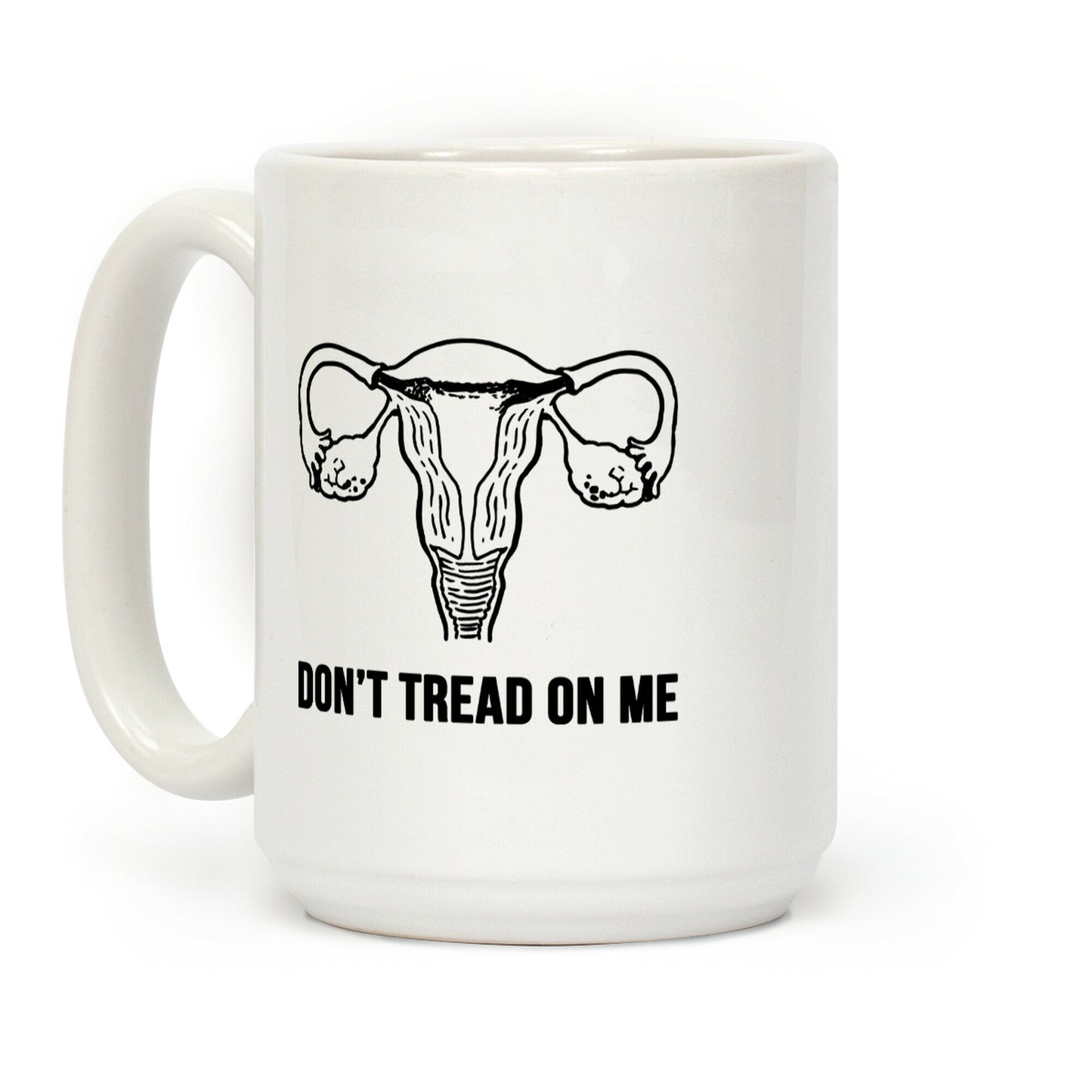 Don't Tread On Me (Pro-Choice Uterus) Coffee Mug