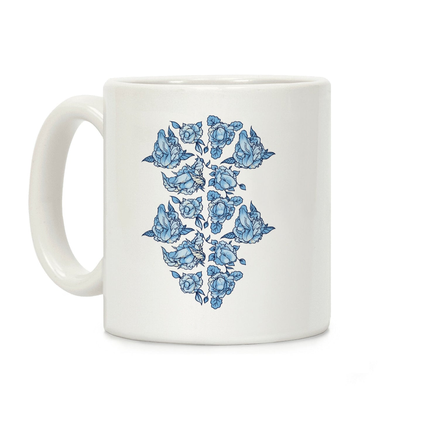 Floral Penis Collage Coffee Mug
