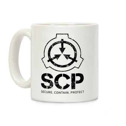 SCP Secure. Contain. Protect Coffee Mug