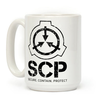 SCP Secure. Contain. Protect Coffee Mug
