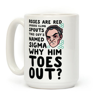 Sigma Toes Out Parody Coffee Mug