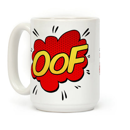 OOF Comic Sound Effect Coffee Mug