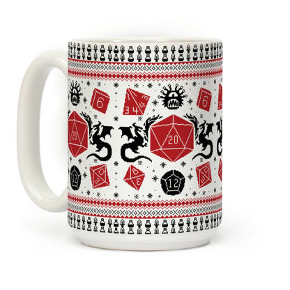 D&D Ugly Sweater Coffee Mug