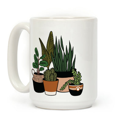 Houseplant Illustration Color Coffee Mug