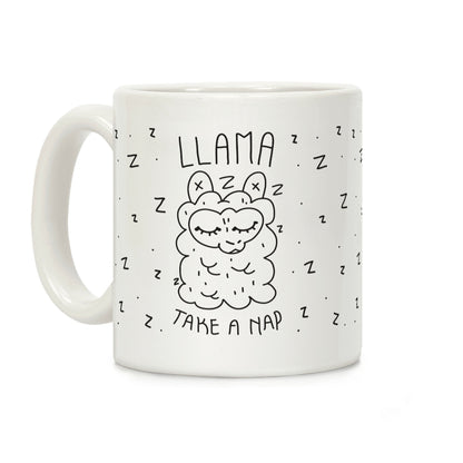 Llama Take a Nap Coffee Mug