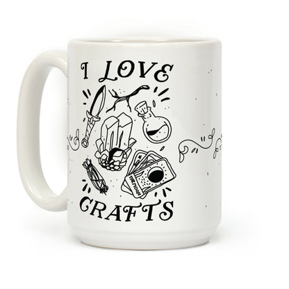 I Love (Witch) Crafts Coffee Mug