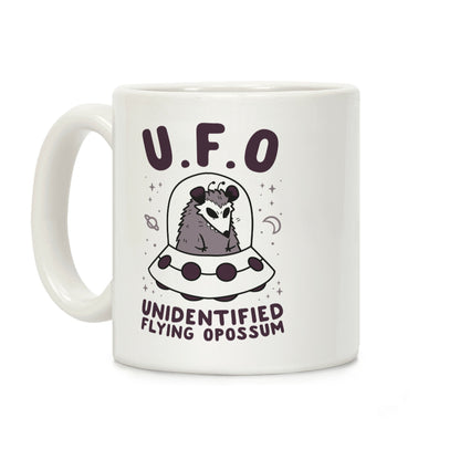 Unidentified Flying Opossum Coffee Mug