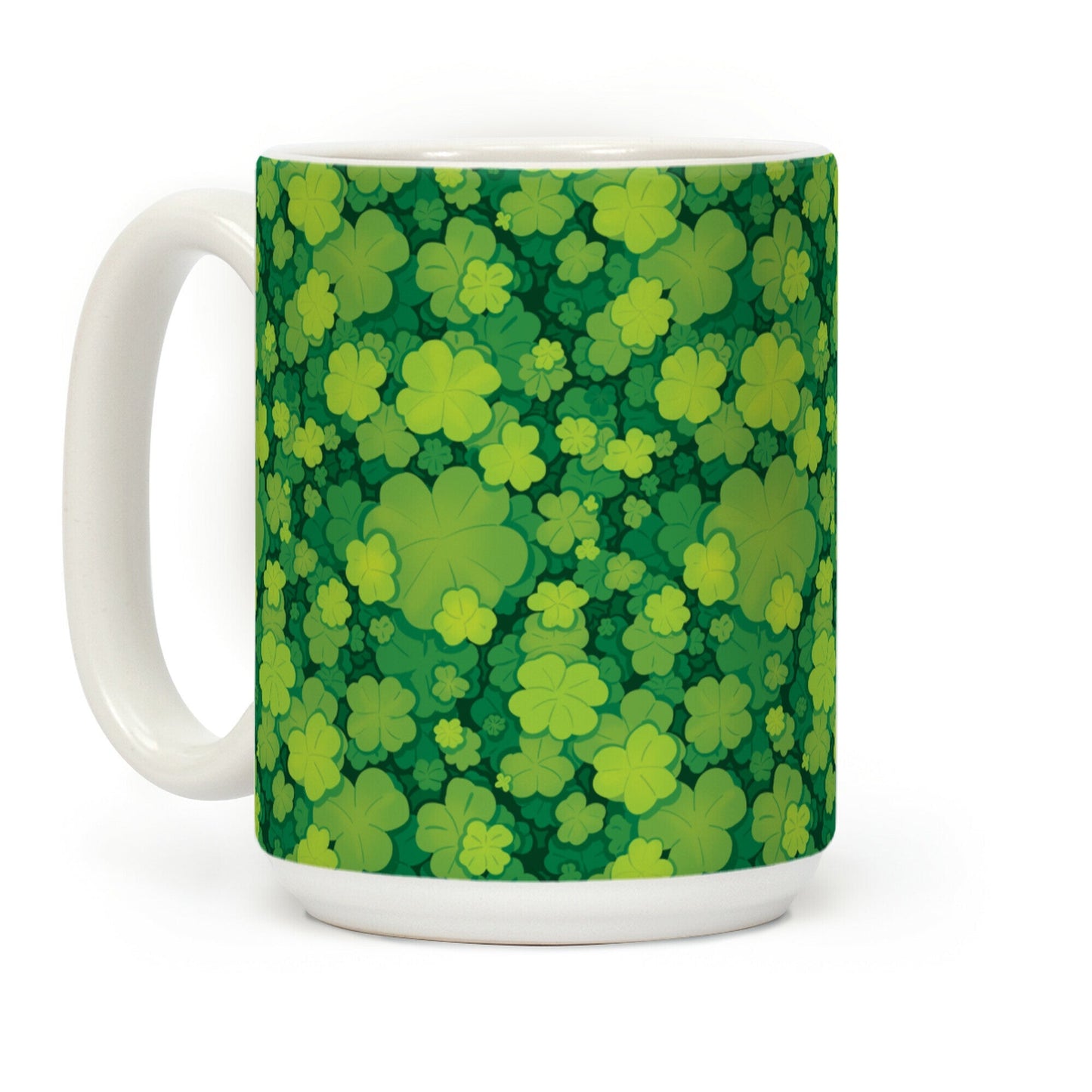 Clover Patch Pattern Coffee Mug