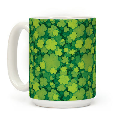 Clover Patch Pattern Coffee Mug