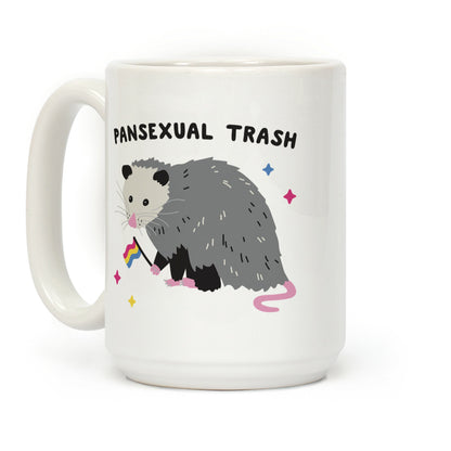Pansexual Trash Opossum Coffee Mug