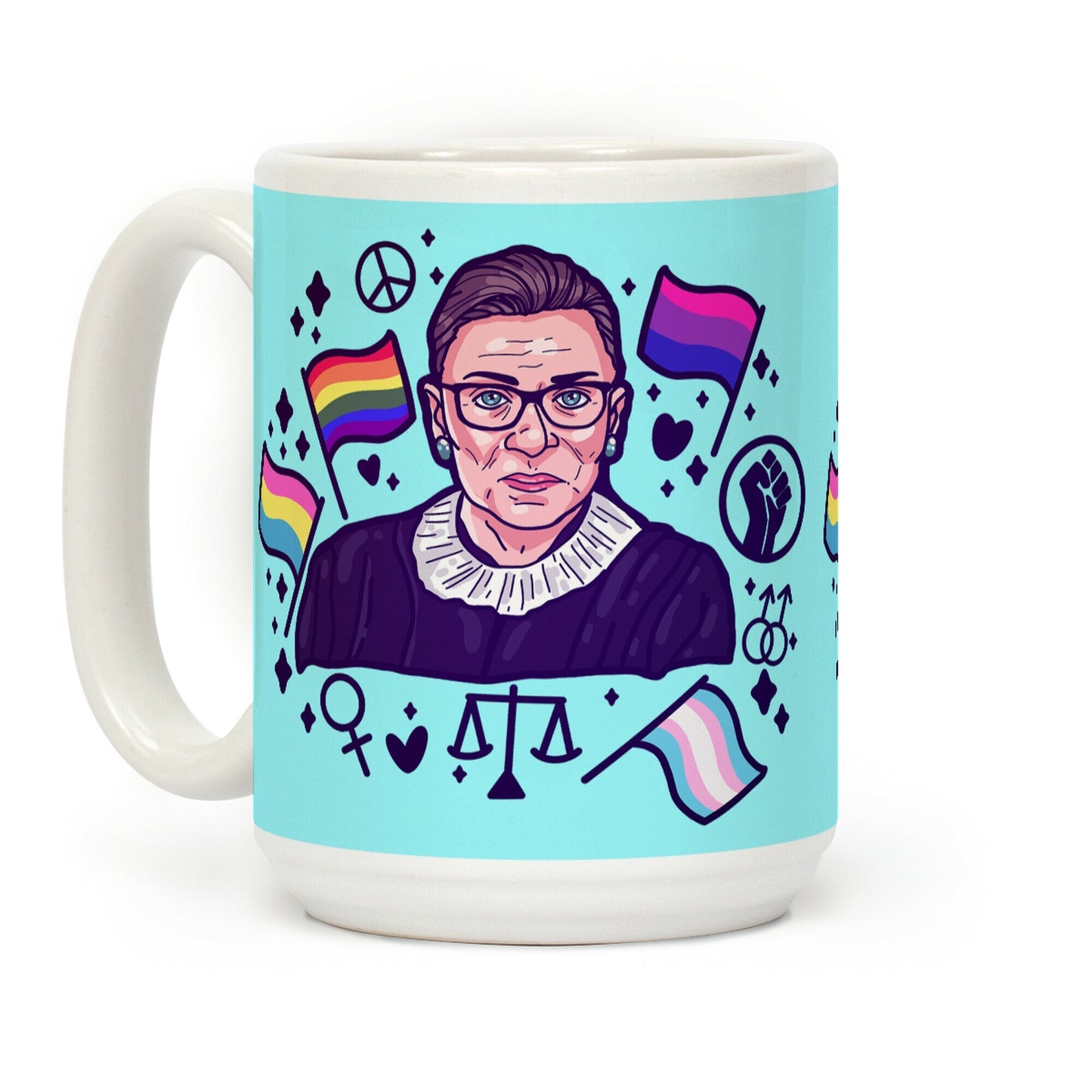 Pride Colors RBG Coffee Mug