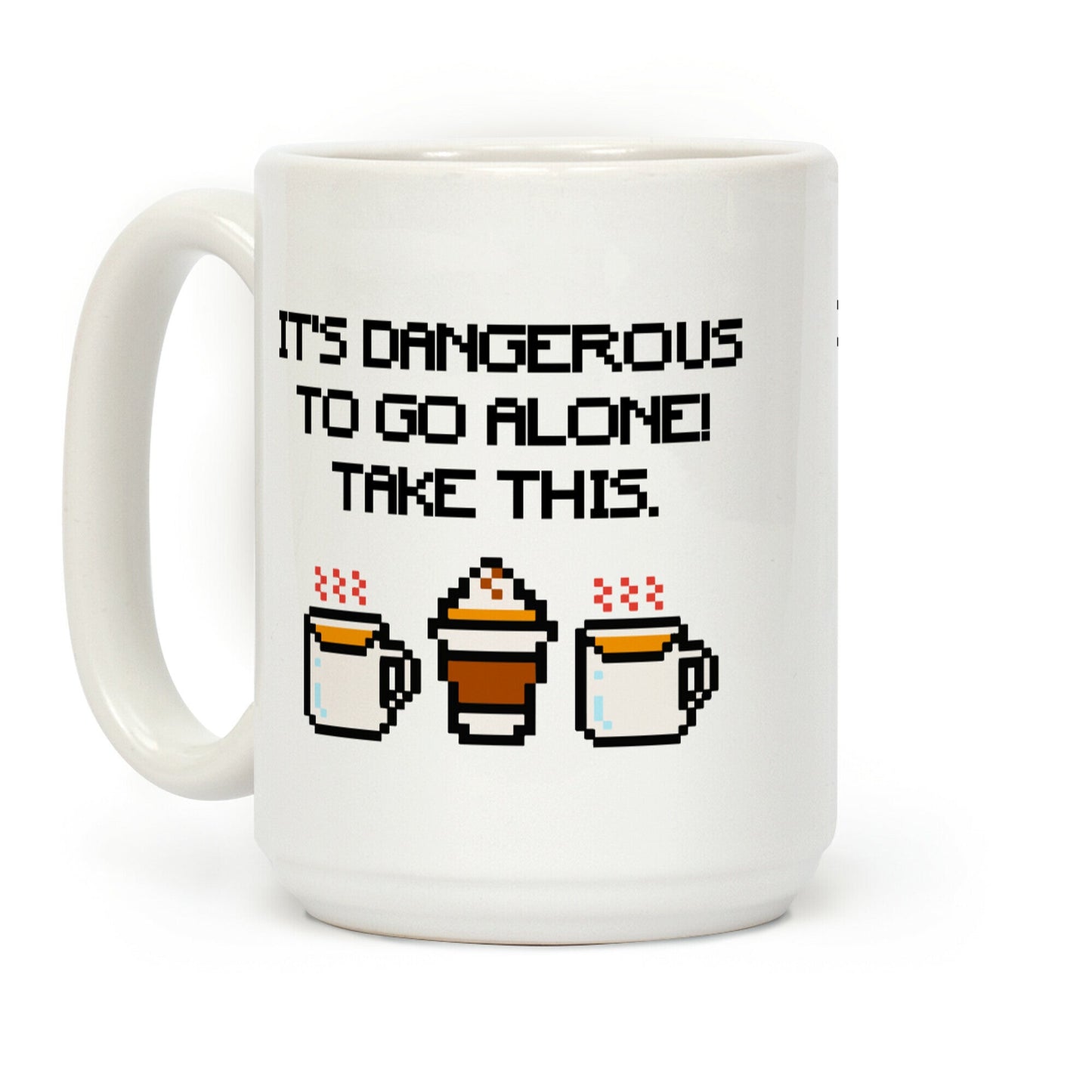 It's Dangerous To Go Alone Take This Pumpkin Parody Coffee Mug